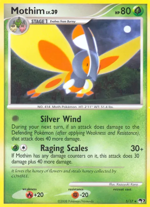 Mothim Lv.39 [Silver Wind | Raging Scales]
