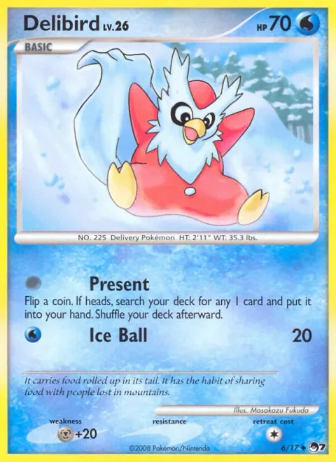 Delibird Lv.26 [Present | Ice Ball]