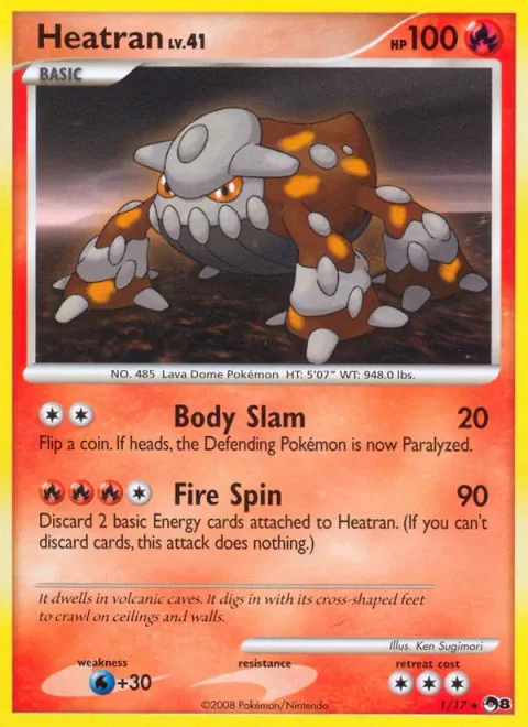 Heatran Lv.41 [Body Slam | Fire Spin]