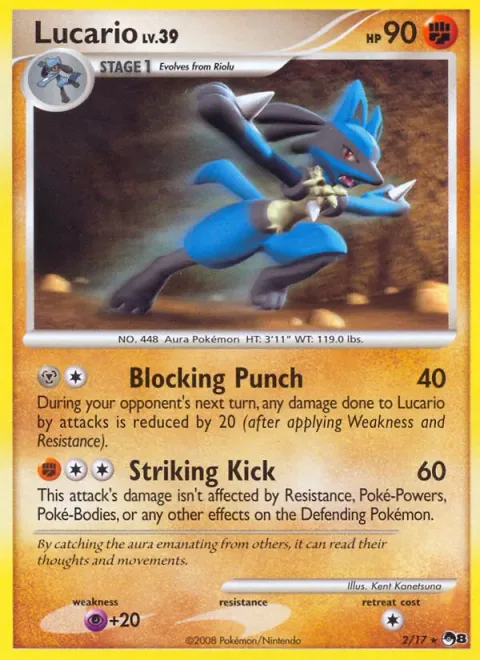 Lucario Lv.39 [Blocking Punch | Striking Kick]