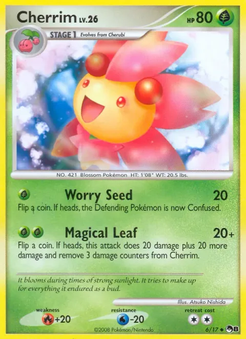 Cherrim Lv.26 [Worry Seed | Magical Leaf]