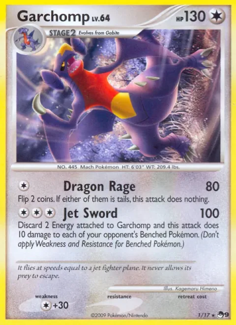 Garchomp Lv.64 [Dragon Rage | Jet Sword]