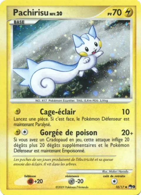 Pachirisu Lv.20 [Thunder Wave | Poison Berry]