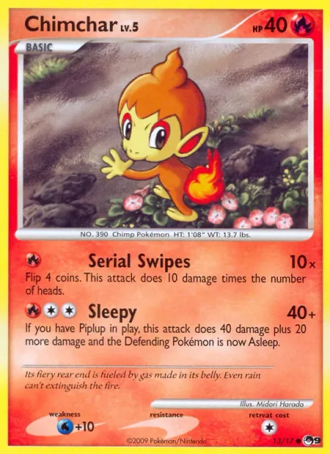 Chimchar Lv.5 [Serial Swipes | Sleepy]