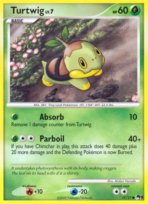 Turtwig Lv.7 [Absorb | Parboil]