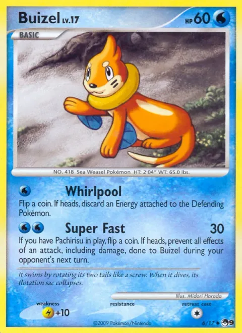Buizel Lv.17 [Whirlpool | Super Fast]