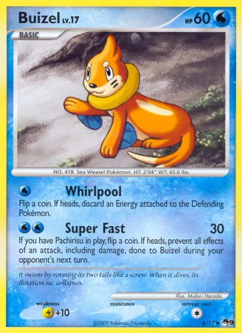 Buizel Lv.17 [Whirlpool | Super Fast]