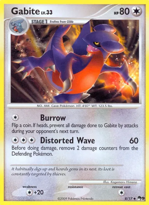 Gabite Lv.33 [Burrow | Distorted Wave]