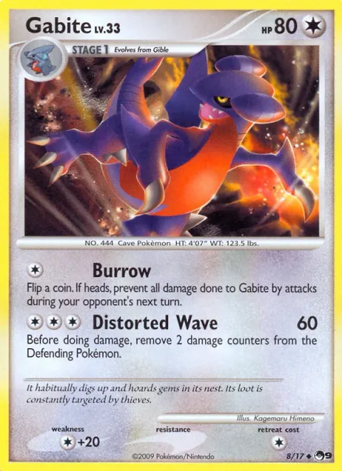 Gabite Lv.33 [Burrow | Distorted Wave]