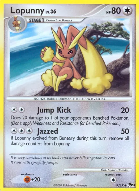 Lopunny Lv.36 [Jump Kick | Jazzed]