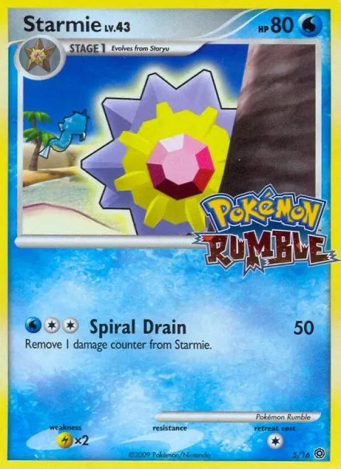 Starmie Lv.43 [Spiral Drain]