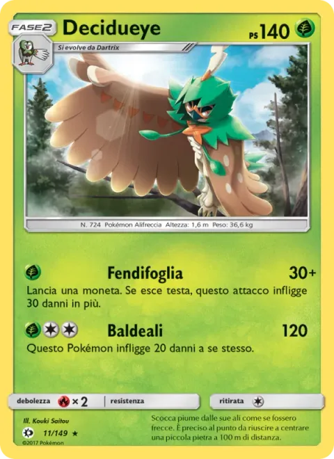 Decidueye [Leaf Blade | Brave Bird]