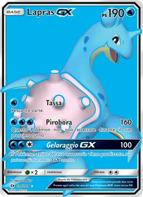 Lapras GX [Collect | Blizzard Burn | Ice Beam GX]