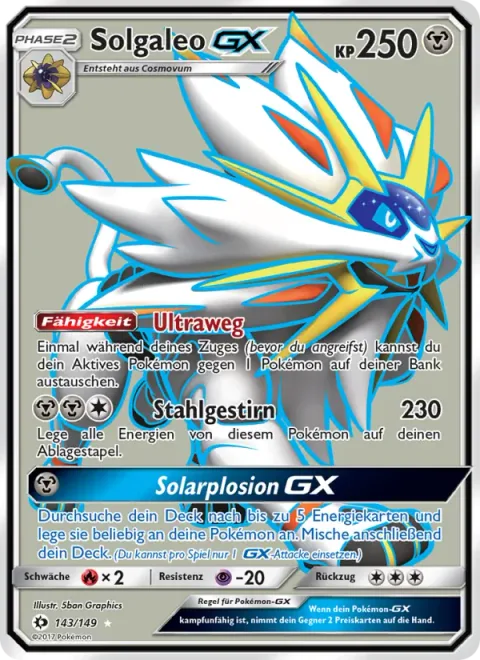 Solgaleo GX [Ultra Road | Sunsteel Strike | Sol Burst GX]
