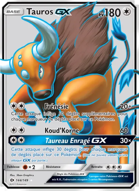 Tauros GX [Rage | Horn Attack | Mad Bull GX]