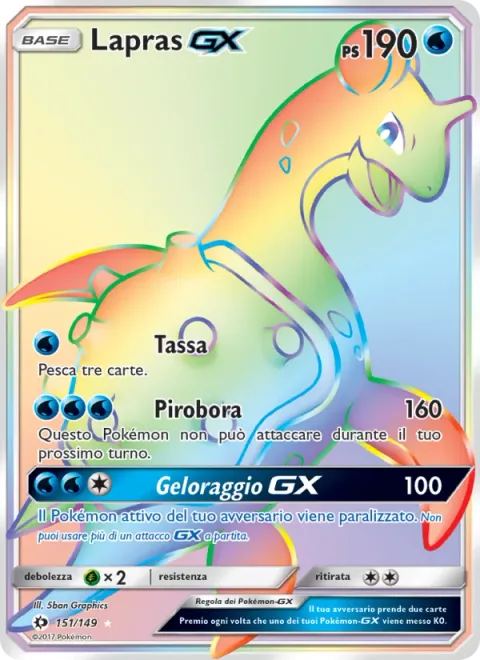 Lapras GX [Collect | Blizzard Burn | Ice Beam GX]