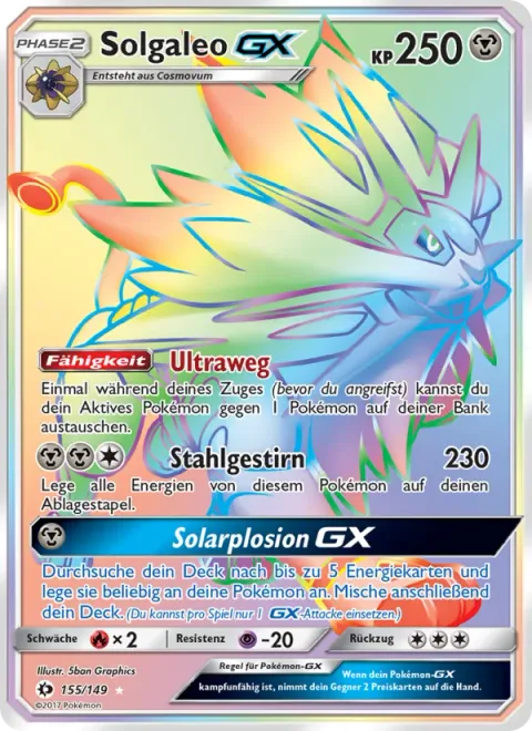 Solgaleo GX [Ultra Road | Sunsteel Strike | Sol Burst GX]