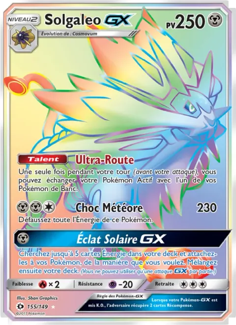 Solgaleo GX [Ultra Road | Sunsteel Strike | Sol Burst GX]