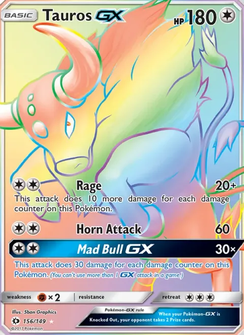 Tauros GX [Rage | Horn Attack | Mad Bull GX]