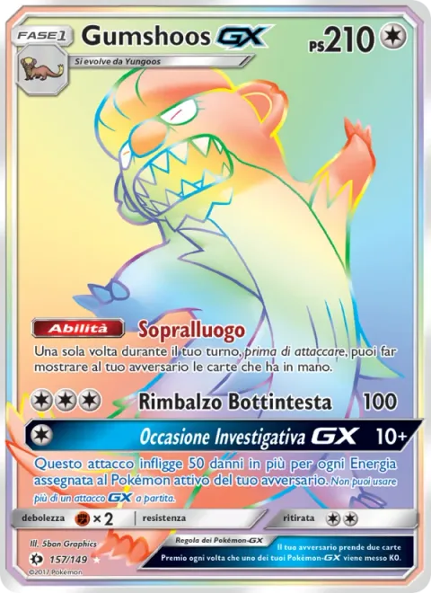 Gumshoos GX [Search the Premises | Headbutt Bounce | Gumshoe Chance GX]