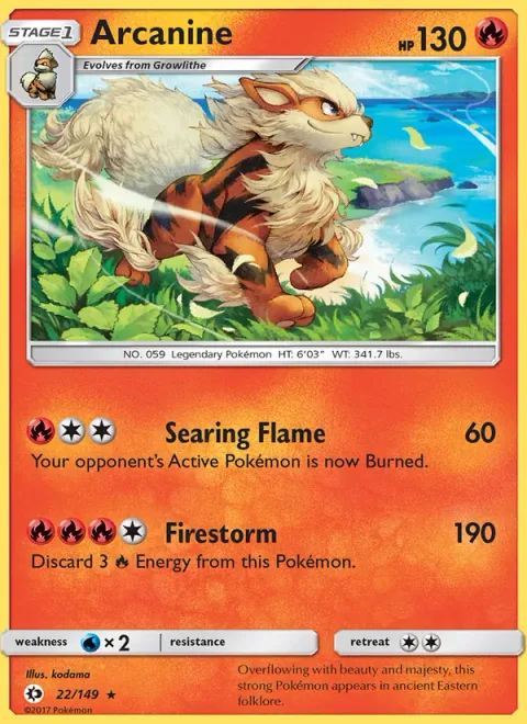 Arcanine [Searing Flame | Firestorm]