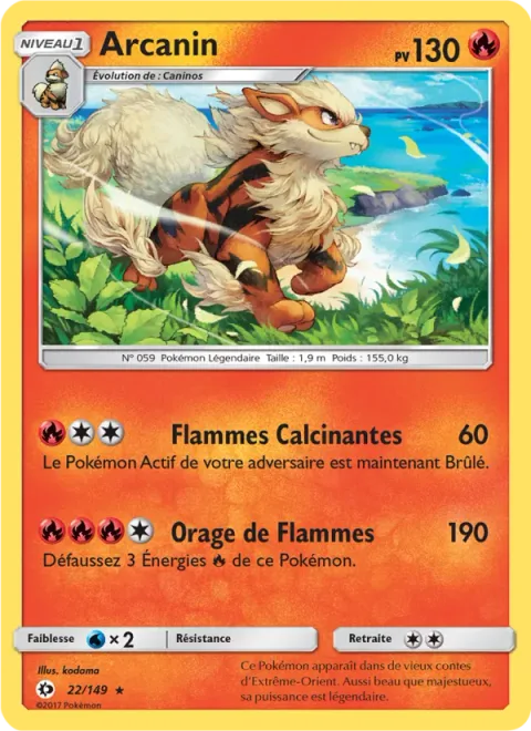 Arcanine [Searing Flame | Firestorm]