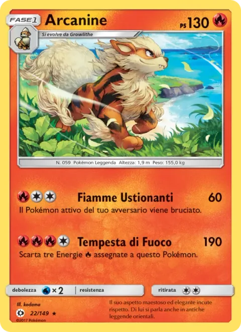 Arcanine [Searing Flame | Firestorm]