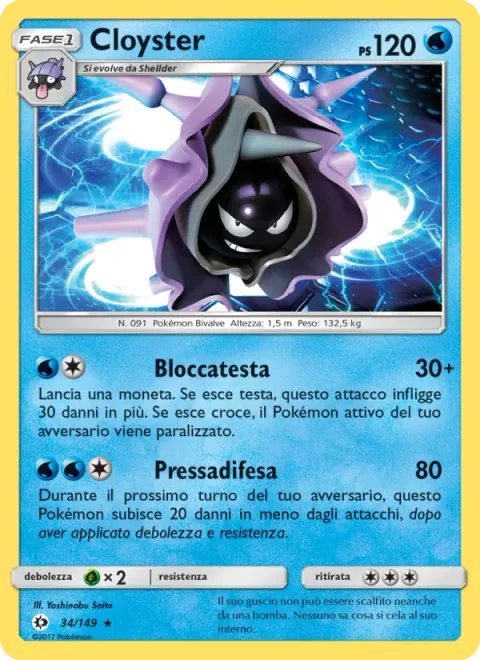 Cloyster [Headlock | Guard Press]