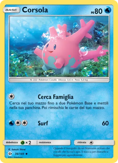 Corsola [Call for Family | Surf]
