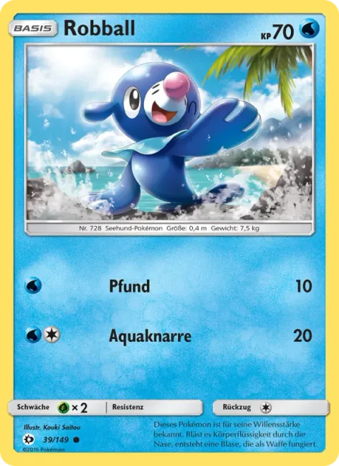 Popplio [Pound | Water Gun]