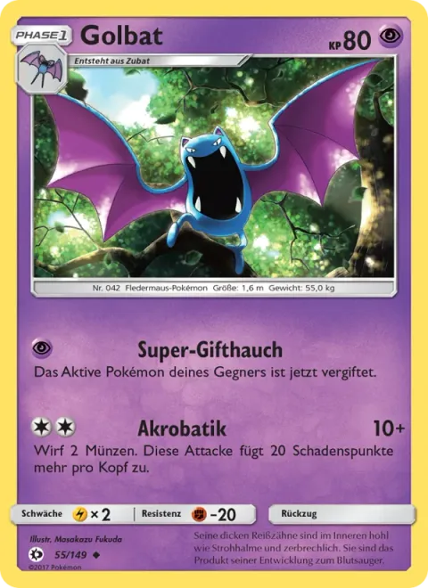 Golbat [Super Poison Breath | Acrobatics]