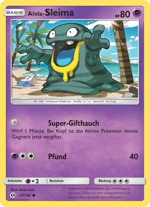Alolan Grimer [Super Poison Breath | Pound]