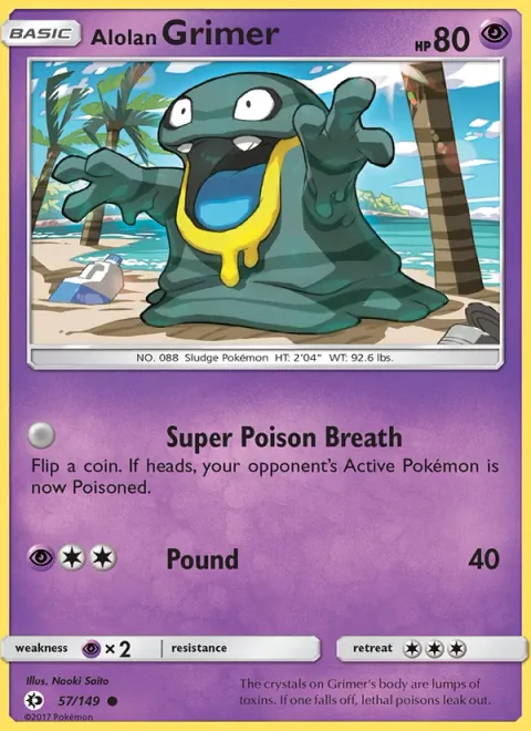 Alolan Grimer [Super Poison Breath | Pound]