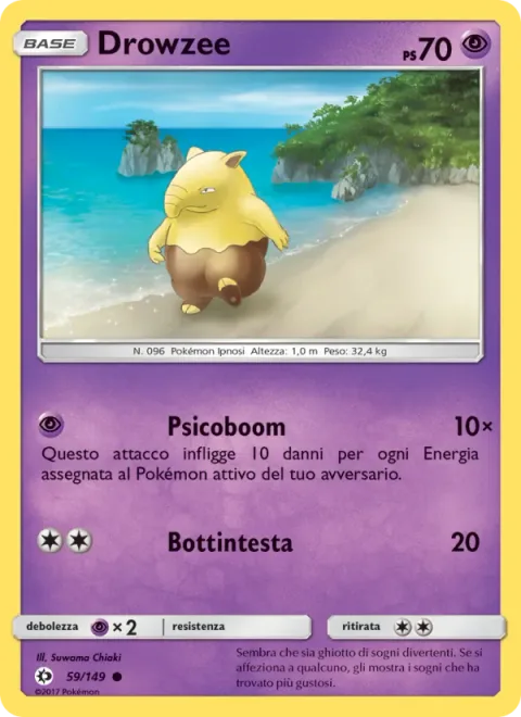 Drowzee [Psychic Boom | Headbutt]