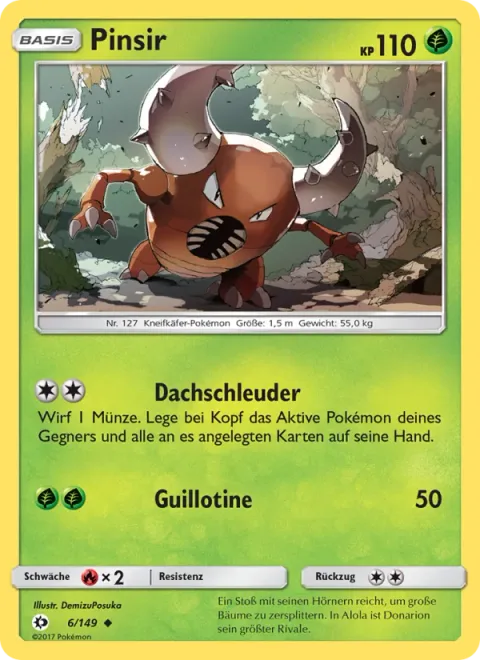 Pinsir [Roof Fling | Guillotine]