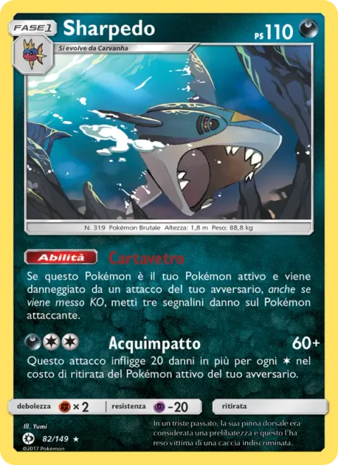 Sharpedo [Rough Skin | Aqua Impact]
