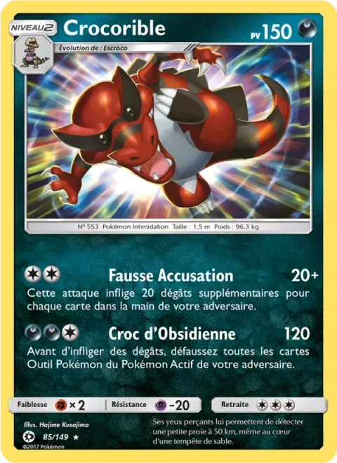 Krookodile [False Accusation | Obsidian Fang]