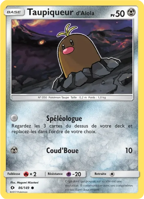 Alolan Diglett [Spelunk | Mud-Slap]