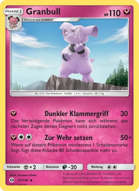 Granbull [Dark Clamp | Fight Back]