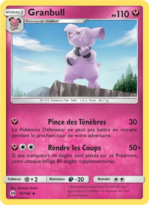 Granbull [Dark Clamp | Fight Back]