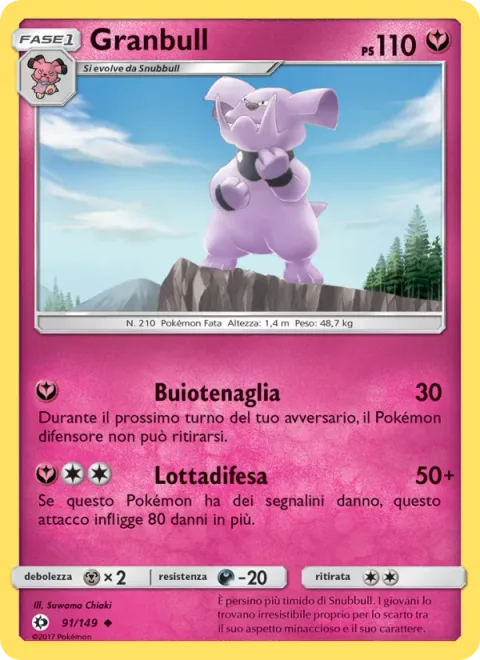 Granbull [Dark Clamp | Fight Back]