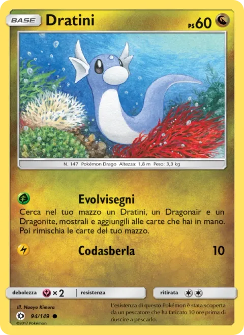 Dratini [Signs of Evolution | Tail Smack]