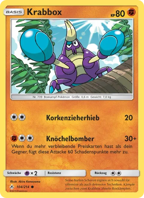 Crabrawler [Corkscrew Punch | Knuckle Blast]