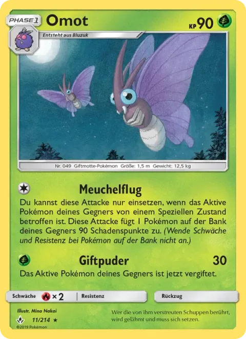 Venomoth [Assassin Flight | Poison Powder]