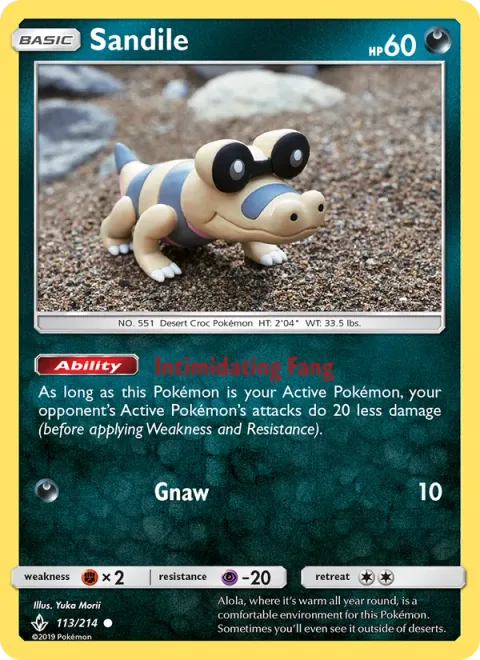Sandile [Intimidating Fang | Gnaw]