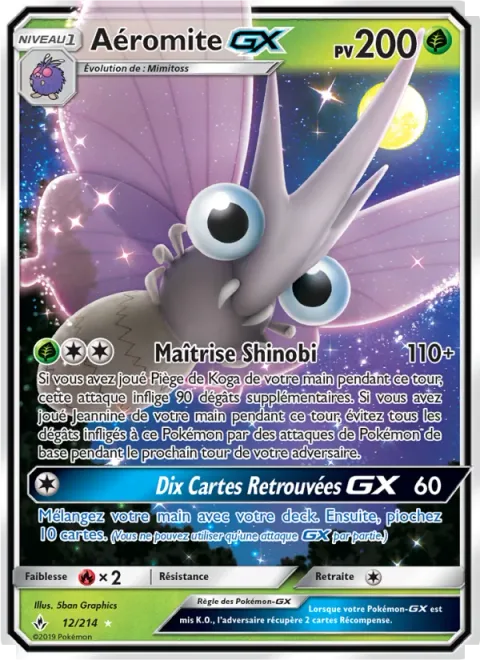 Venomoth GX [Shinobi Mastery | Ten-Card Return GX]