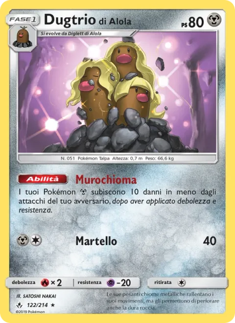 Alolan Dugtrio [Hair Wall | Hammer In]