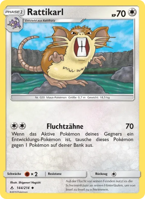 Raticate [Escaping Incisors]