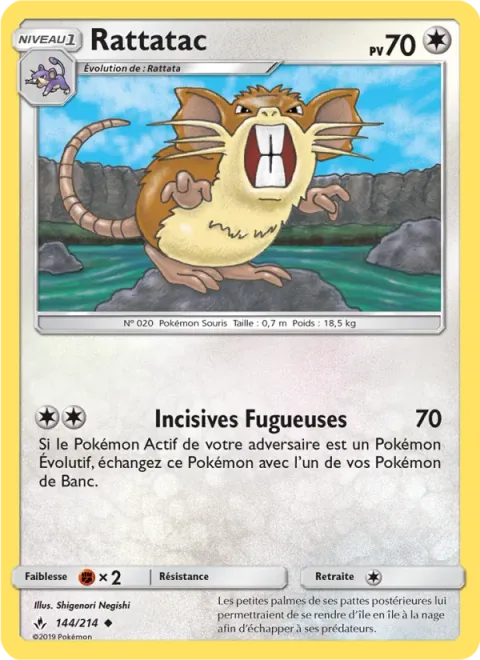 Raticate [Escaping Incisors]