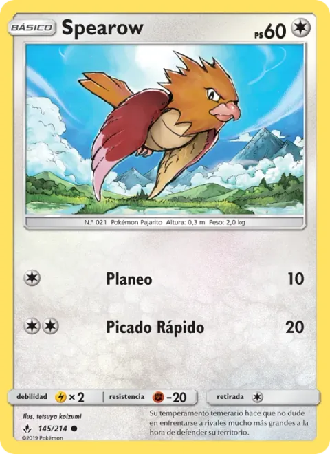 Spearow [Glide | Speed Dive]